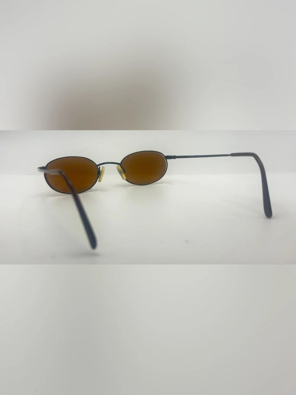 Essentials EN7653 Brown Oval Metal Sunglasses Frames Only